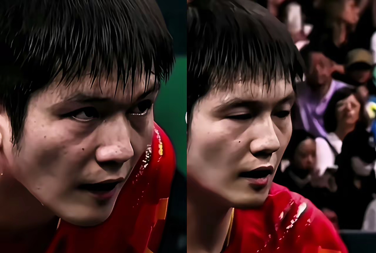 法国乒乓球队爆冷中国乒乓球队，樊振东三分雨点燃全场